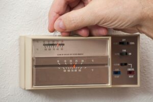 Old HVAC Thermostats